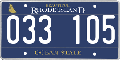RI license plate 033105