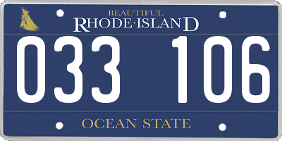 RI license plate 033106