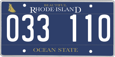 RI license plate 033110