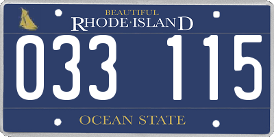 RI license plate 033115