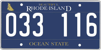 RI license plate 033116