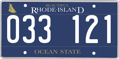 RI license plate 033121