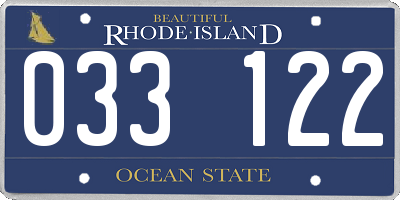 RI license plate 033122
