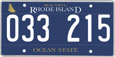 RI license plate 033215