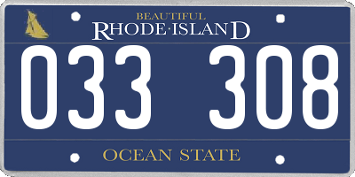 RI license plate 033308