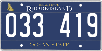 RI license plate 033419