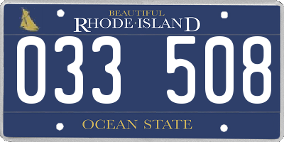 RI license plate 033508