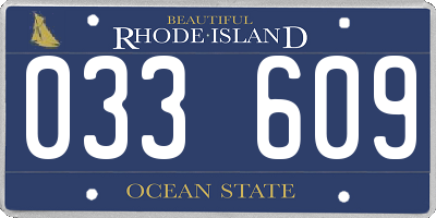 RI license plate 033609