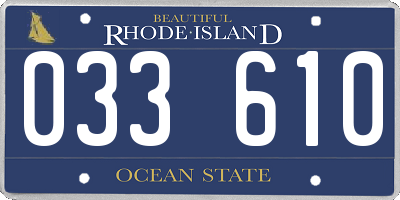 RI license plate 033610