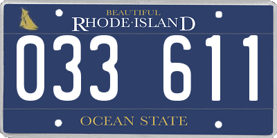 RI license plate 033611