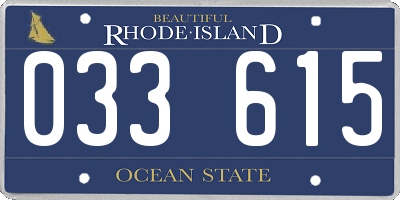 RI license plate 033615