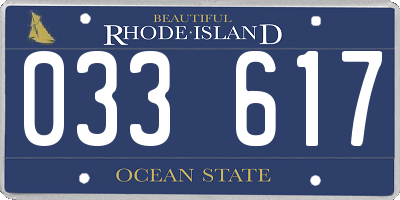 RI license plate 033617
