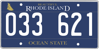 RI license plate 033621