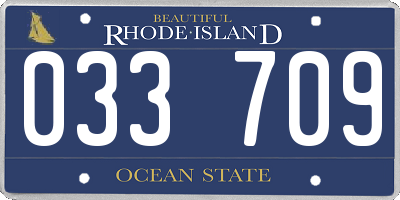RI license plate 033709