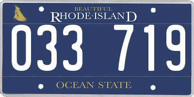 RI license plate 033719