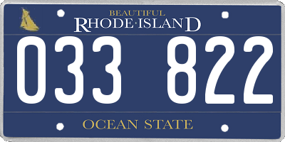RI license plate 033822