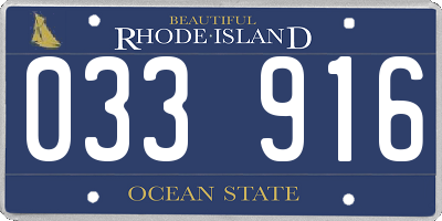 RI license plate 033916