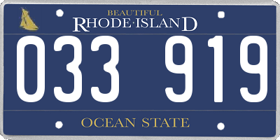 RI license plate 033919
