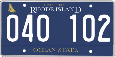 RI license plate 040102