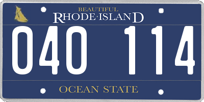 RI license plate 040114