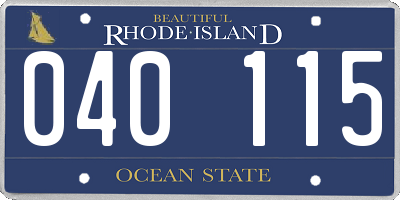 RI license plate 040115