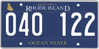 RI license plate 040122