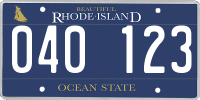 RI license plate 040123