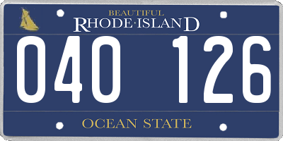 RI license plate 040126