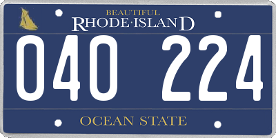 RI license plate 040224