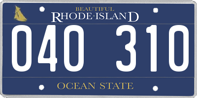RI license plate 040310