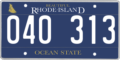 RI license plate 040313