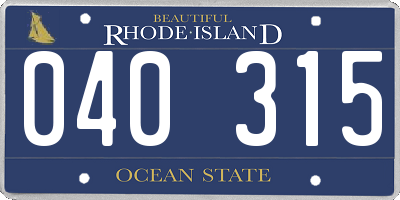 RI license plate 040315