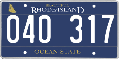 RI license plate 040317