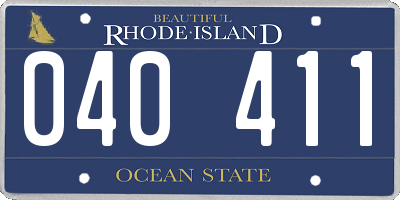 RI license plate 040411