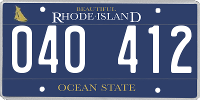 RI license plate 040412