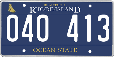 RI license plate 040413