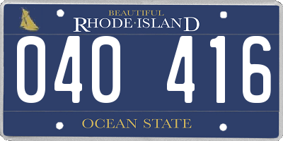 RI license plate 040416