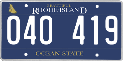 RI license plate 040419