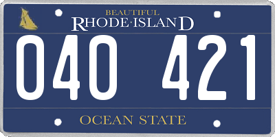 RI license plate 040421