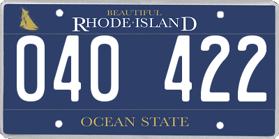 RI license plate 040422