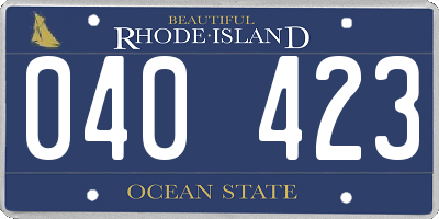 RI license plate 040423