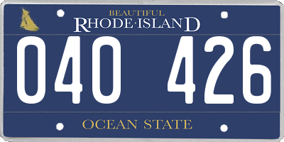 RI license plate 040426