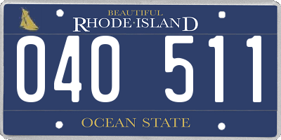 RI license plate 040511