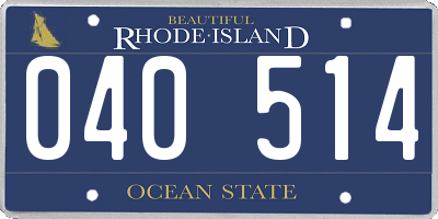 RI license plate 040514