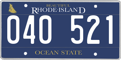 RI license plate 040521