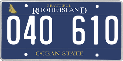 RI license plate 040610