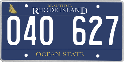 RI license plate 040627