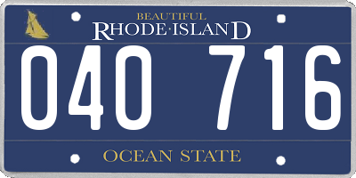 RI license plate 040716