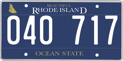 RI license plate 040717