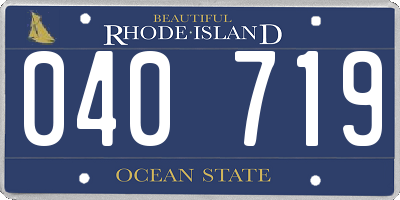 RI license plate 040719